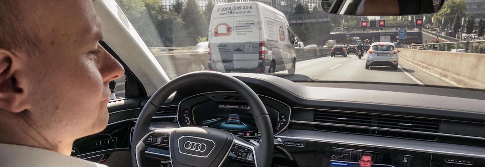 We try Audi's new traffic jam assist 